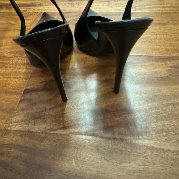 Saint Laurent slingback pumps in black size 38.5 - Picture 4 of 6